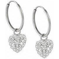 Sterling Silver 925 glitterball hoop earrings / hoops / silver hoops / Gift box