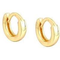 Baby Polished Huggie Hoop Earrings