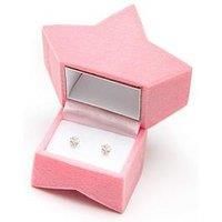 The Love Silver Collection 9Ct Gold 4Mm Kids Star Cz Studs, Star Gift Box