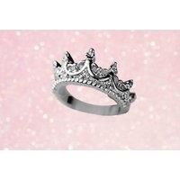 Crown Ring - Sizes J-R! - Silver