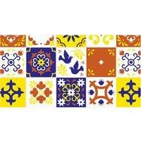 24Pk Self-Adhesive Tile Stickers - 19 Designs!