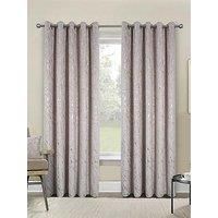 The Mill Shop Mabel Thermal InterLined Eyelet Curtains (1 Pair). Measures 45 x 54" (114 x 137cm). Thermal Eyelet Curtains for Living Room or Bedroom - Genuine The Mill Shop Window Curtains
