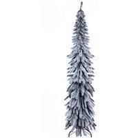 East 7Ft Frosted Alpine Pole Pine Christmas Tree
