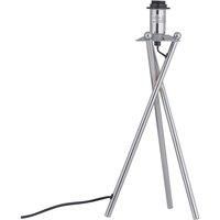 Modern Chrome Tripod 40cm Table Lamp Bedside Light Base Only