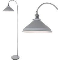 Modern Retro Floor Light Standard Reading Lamp Mirage Blue or Grey
