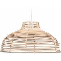 Natural Wicker Rattan Ceiling Light Shade Pendant Lampshade Easy Fit Scandi Boho
