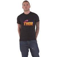 Marvel What If T Shirt Thor Party Logo Official Comics Mens Black XL