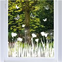 Dizzy Duck Decorative Privacy Floral Window Film - White 56 cm