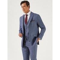 Skopes Men's Jude Jacket Herringbone in Blue 34 to 62 Short to Long