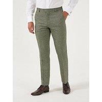 Skopes Men/'s Jude Trouser Herringbone in Sage 34W-31L