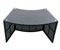 Canadian Spa Company Rattan Bar With Glass Top