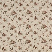 By The Metre Festive Robin Oilcloth