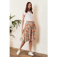 Cotton Floral Skirt