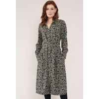 Nomads Clothing Women's Viscose Shirt Dress in Dark Blue | Size: 16