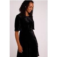 Nomads Clothing Women's Velvet Tunic Dress in Black | Size: 12