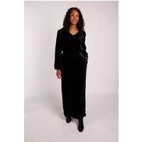 Velvet Wide Leg Trouser