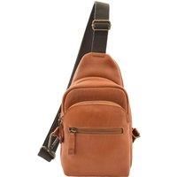 Real Leather Chest Bag Cross Body Small Travel Organiser Pouch Kovrov Tan