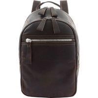 Real Leather Backpack Large Size Classic Casual Rucksack Palermo Brown