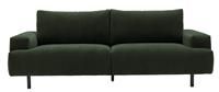 Habitat Julien 3 Seater Fabric Sofa - Dark Green