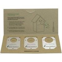 Traditional Solid Wooden Bird Nesting Box Hanging House Tree Feeding Station