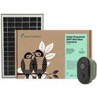 Green Feathers Solar Powered Wifi Bird Box Camera