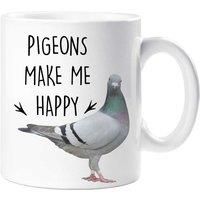 60 Second Makeover Limited Pigeon Mug Pigeons Make Me Happy Pigeon Racing Fancier Gift Present
