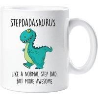60 Second Makeover Limited Stepdadasaurus Mug Step Dad Dinosaur Funny Mug Presen