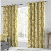 Fusion Matteo Eyelet Lined Curtains