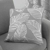 Fusion - Matteo - 100% Cotton Filled Cushion - 43 x 43cm in Grey