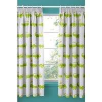 Cosatto - Crocodile Smiles - Childrens Pair of Pencil Pleat Curtains - 66" Width x 72" Drop (168 x 183cm) in Grey