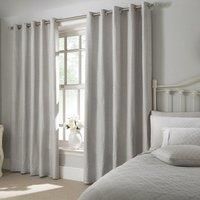 Croma Eyelet Curtains by Dreams & Drapes Woven 55% Cotton 45% Polyester