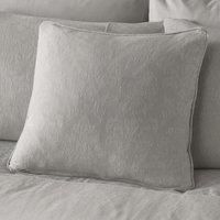 Rosana Damask Pencil Pleat Curtains with Tie Backs by Dreams & Drapes in Silver
