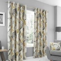 Fusion Ensley Eyelet Lined Curtains