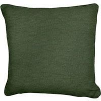 Fusion - Sorbonne - 100% Cotton Filled Cushion - 43 x 43cm in Bottle Green, SNEBO437FUU
