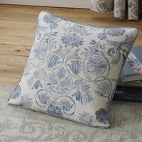 'Averie' Filled 100% Cotton Cushion With Delicate Floral Print