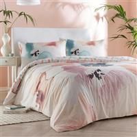 Drift Forward - Aquarelle - 52% Recycled Polyester 48% BCI Cotton Duvet Cover Set - Super-King Bed Size in Multi