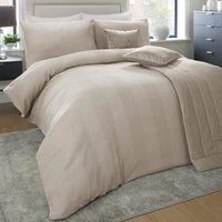 Appletree Boutique Capri Dobby Stripe 100% Cotton 200 TC Duvet Cover Set