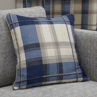 Balmoral Lined Eyelet Curtains Tartan Check Ready Made Ring Top Curtain Pairs
