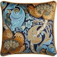 Laurence Llewelyn-Bowen Down The Dilly Filled Cushion 43cm x 43cm Ochre Blue