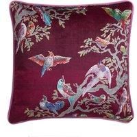 Laurence Llewelyn-Bowen - Birdity Absurdity - Filled Cushion - 43 x 43cm in Pink