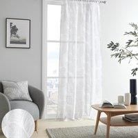 Fusion - Matteo - Slot Top Voile Panel - 55" Width x 54" Drop (140 x 137 cm) in Grey