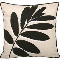 Fusion - Leaf Print - Outdoor Filled Cushion - 43 x 43cm in Natural