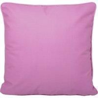 Fusion - Plain Dye - Water Resistant Outdoor Filled Cushion - 43 x 43cm in Pink