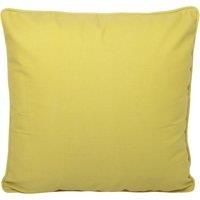 Fusion - Plain Dye - Water Resistant Outdoor Filled Cushion - 43 x 43cm in Ochre