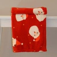 Bedlam Jolly Santa Fleece Throw Blanket
