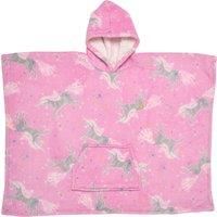 Bedlam Sherpa Fleece Poncho, Pink, 75 x 92.5cm