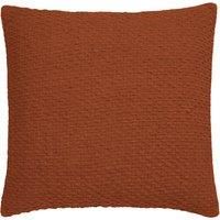 Drift Home - Hayden - 100% Recycled Cotton Filled Cushion - 43 x 43cm in Terracotta