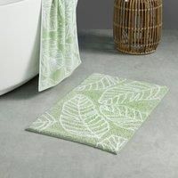 Fusion Bathroom - Matteo - 100% Cotton Bath Mat - 50 x 80cm in Khaki