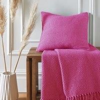 Drift Home Hayden Filled Cushion 43cm x 43cm Pink