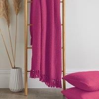 Drift Home Hayden Throw, Cerise Pink